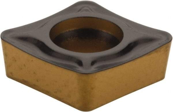 Tungaloy - CCMT21.50.5 Grade T6130 Carbide Turning Insert - 80° Diamond, 1/4" Inscr Circle, 3/32" Thick - Eagle Tool & Supply
