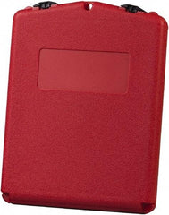 Justrite - 1 Piece Red Document Holders-Certificate/Document - 14-1/2" High x 11" Wide - Eagle Tool & Supply