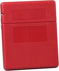 Justrite - 1 Piece Red Document Holders-Certificate/Document - 12-1/2" High x 10-1/4" Wide - Eagle Tool & Supply