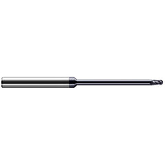 Harvey Tool - Ball End Mills; Mill Diameter (mm): 2.00 ; Mill Diameter (Decimal Inch): 0.0787 ; Number of Flutes: 4 ; Length of Cut (mm): 3.0000 ; Length of Cut (Decimal Inch): 0.1181 ; Material: Solid Carbide - Exact Industrial Supply