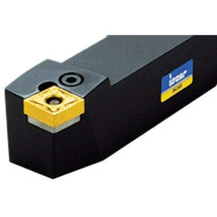 Iscar - PCBN, Right Hand Cut, 25mm Shank Height x 25mm Shank Width, Negative Rake Indexable Turning Toolholder - 150mm OAL, CN.. Insert Compatibility, Series Isoturn - Eagle Tool & Supply