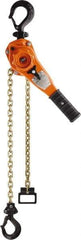 CM - 1,650 Lb Lifting Capacity, Lever Hoist - Made from Chain, 45 Lb Avg Pull to Lift Rated Load - Eagle Tool & Supply