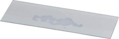 Aigner Index - 1" Wide, 1" High, Open Shelving Label Holder - PVC, 3" Long, Use with Bins/Totes - Eagle Tool & Supply