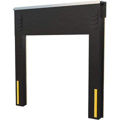 Vestil - 8' Door Width x 10' Door Height Polyester Dock Seal & Shelter Combination - Black - Eagle Tool & Supply