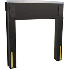 Vestil - 8' Door Width x 10' Door Height Polyester Dock Seal & Shelter Combination - Black - Eagle Tool & Supply