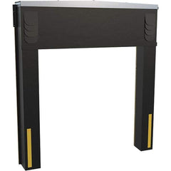 Vestil - 8' Door Width x 10' Door Height Polyester Dock Seal & Shelter Combination - Black - Eagle Tool & Supply