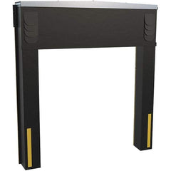 Vestil - 8' Door Width x 10' Door Height Polyester Dock Seal & Shelter Combination - Black - Eagle Tool & Supply