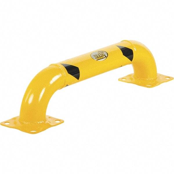 Vestil - 36" Long x 9" High, Steel Rack Guard - Low Profile, 4-1/2" Pipe - Eagle Tool & Supply