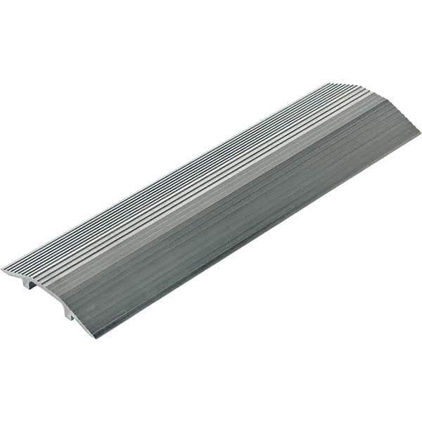 Vestil - 7" Long x 24" Wide x 1-1/8" High, Aluminum Hose & Cable Ramp - 2-1/2 Inch Long x 3/4 Inch High Hose and Cable Cavity - Eagle Tool & Supply
