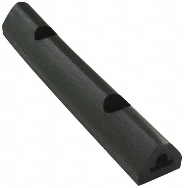 Vestil - 36 Inch Long x 2 Inch Wide x 1-3/4 Inch High Extruded Half-Oval Fender Bumper - 36 Inch Long x 2 Inch Wide x 1-3/4 Inch High Extruded Half-Oval Fender Bumper - Eagle Tool & Supply