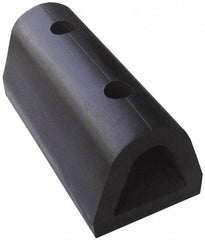 Vestil - 12 Inch Long x 6 Inch Wide x 6 Inch High Extruded Half-Oval Fender Bumper - 12 Inch Long x 6 Inch Wide x 6 Inch High Extruded Half-Oval Fender Bumper - Eagle Tool & Supply