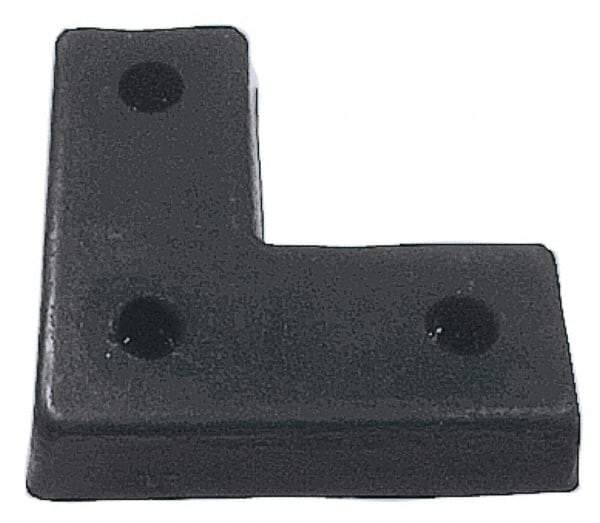 Vestil - 18 Inch Wide x 18 Inch High x 4 Inch Projection Molded Rubber Bumper - 18 Inch Wide x 18 Inch High x 4 Inch Projection Molded Rubber Bumper - Eagle Tool & Supply