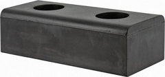 Vestil - 10 Inch Long x 4-1/2 Inch Wide x 3 Inch Projection Molded Rubber Bumper - 10 Inch Long x 4-1/2 Inch Wide x 3 Inch Projection Molded Rubber Bumper - Eagle Tool & Supply
