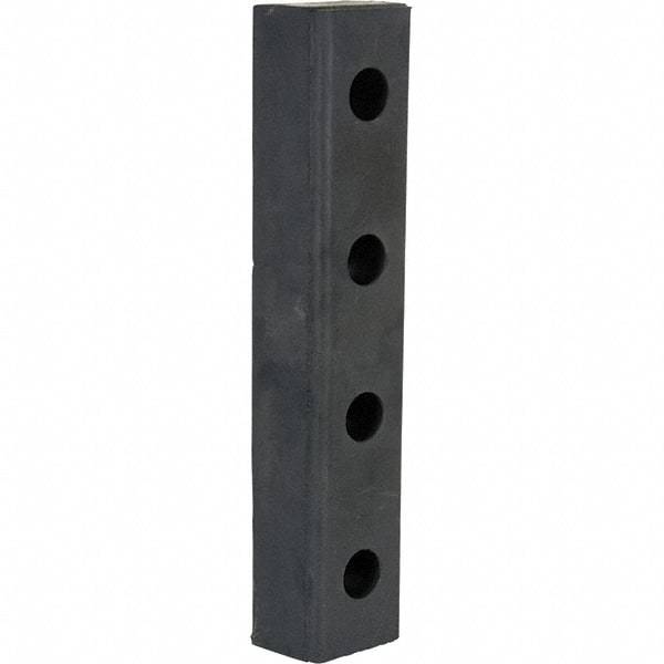 Vestil - 20 Inch Long x 4-1/2 Inch Wide x 3 Inch Projection Molded Rubber Bumper - 20 Inch Long x 4-1/2 Inch Wide x 3 Inch Projection Molded Rubber Bumper - Eagle Tool & Supply
