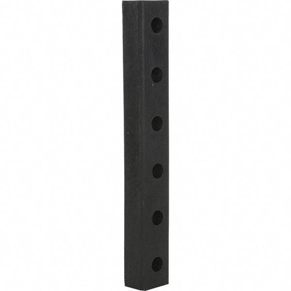 Vestil - 30 Inch Long x 4-1/2 Inch Wide x 3 Inch Projection Molded Rubber Bumper - 30 Inch Long x 4-1/2 Inch Wide x 3 Inch Projection Molded Rubber Bumper - Eagle Tool & Supply