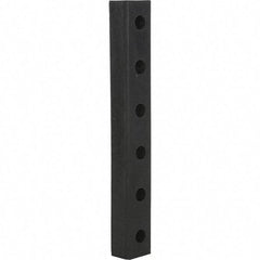 Vestil - 30 Inch Long x 4-1/2 Inch Wide x 3 Inch Projection Molded Rubber Bumper - 30 Inch Long x 4-1/2 Inch Wide x 3 Inch Projection Molded Rubber Bumper - Eagle Tool & Supply