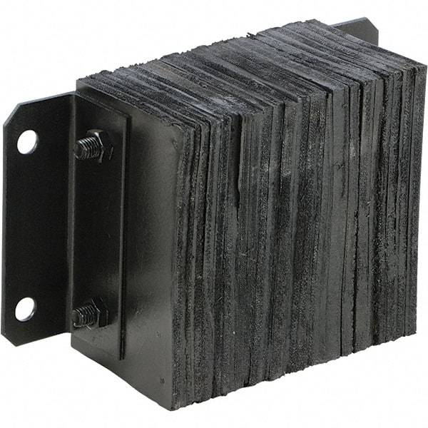 Vestil - 14 Inch Wide x 10 Inch High x 6 Inch Projection Laminated Dock Bumper - 14 Inch Wide x 10 Inch High x 6 Inch Projection Laminated Dock Bumper - Eagle Tool & Supply