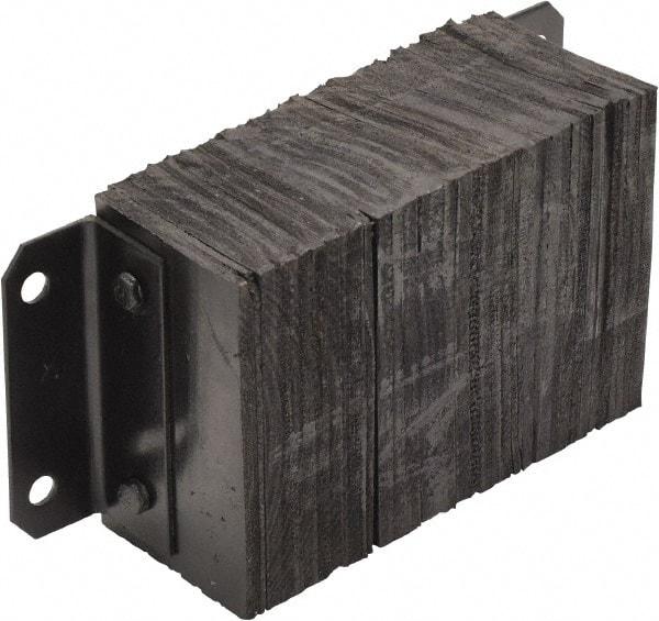 Vestil - 18 Inch Wide x 10 Inch High x 6 Inch Projection Laminated Dock Bumper - 18 Inch Wide x 10 Inch High x 6 Inch Projection Laminated Dock Bumper - Eagle Tool & Supply