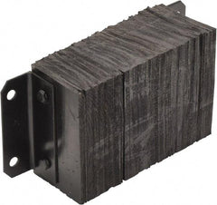 Vestil - 18 Inch Wide x 10 Inch High x 6 Inch Projection Laminated Dock Bumper - 18 Inch Wide x 10 Inch High x 6 Inch Projection Laminated Dock Bumper - Eagle Tool & Supply