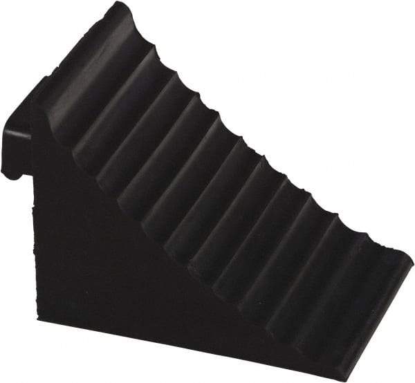 Vestil - 7-1/4" Wide x 7-1/2" High x 11" Deep, Rubber Wheel Chock - Eagle Tool & Supply