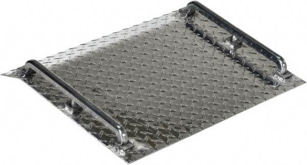 Vestil - 500 Lb Aluminum Dock Plate - 18" Long x 24" Wide x 9" High - Eagle Tool & Supply