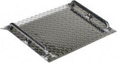 Vestil - 500 Lb Aluminum Dock Plate - 18" Long x 24" Wide x 9" High - Eagle Tool & Supply