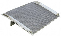 Vestil - 11,000 Lb Aluminum Dock Board - 54" Long x 84" Wide x 8-1/2" High - Eagle Tool & Supply