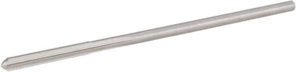 Hertel - #53 Cobalt 4 Flute Chucking Reamer - Straight Flute, 0.0585" Straight Shank, 1/2" Flute Length, 2-1/2" OAL - Eagle Tool & Supply