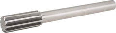 Hertel - 2" High Speed Steel 12 Flute Chucking Reamer - Straight Flute, 1-1/2" Straight Shank, 4" Flute Length, 14" OAL - Eagle Tool & Supply