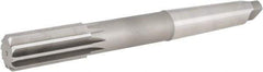 Hertel - 1-5/16" High Speed Steel 10 Flute Chucking Reamer - Straight Flute, Morse Taper Shank, 3" Flute Length, 11-1/2" OAL - Eagle Tool & Supply