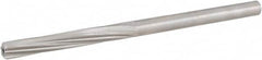 Hertel - #3 High Speed Steel 6 Flute Chucking Reamer - Eagle Tool & Supply