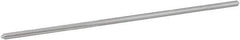 Hertel - 0.1275" High Speed Steel 4 Flute Chucking Reamer - Straight Flute, 0.119" Straight Shank, 7/8" Flute Length, 3-1/2" OAL - Eagle Tool & Supply