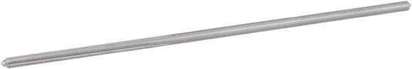 Hertel - 0.091" High Speed Steel 4 Flute Chucking Reamer - Straight Flute, 0.081" Straight Shank, 3/4" Flute Length, 3" OAL - Eagle Tool & Supply