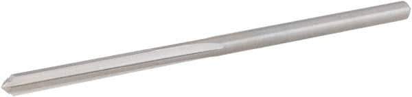 Hertel - 5/32" High Speed Steel 4 Flute Chucking Reamer - Straight Flute, 5/32" Straight Shank, 1" Flute Length, 3-1/8" OAL - Eagle Tool & Supply