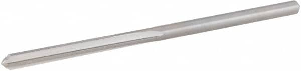 Chucking Reamer: 0.161″ Dia, 3-1/4″ OAL, 1-1/8″ Flute Length, Straight Shank, High Speed Steel 6 Flute, RH