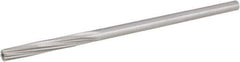 Hertel - 7/32" Cobalt 6 Flute Chucking Reamer - Spiral Flute, 0.2792" Straight Shank, 1-1/2" Flute Length, 6" OAL - Eagle Tool & Supply