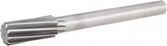 Hertel - 1-3/8" High Speed Steel 10 Flute Chucking Reamer - Eagle Tool & Supply