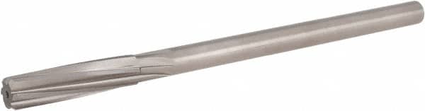 Hertel - 1/2" High Speed Steel 6 Flute Chucking Reamer - Eagle Tool & Supply