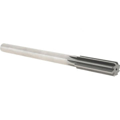 Hertel - 0.755" High Speed Steel 8 Flute Chucking Reamer - Eagle Tool & Supply