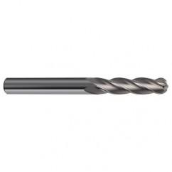 3mm Dia. - 75mm OAL - 30 Helix Bright CBD Ball Nose EM - 4 FL - Eagle Tool & Supply