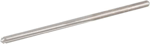 Hertel - #48 High Speed Steel 4 Flute Chucking Reamer - Straight Flute, Straight Shank, 3/4" Flute Length, 2" OAL - Eagle Tool & Supply