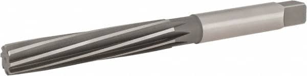 Hertel - 1-1/16" Diam, Straight Shank, 5.63" Flute, Hand Reamer - Eagle Tool & Supply