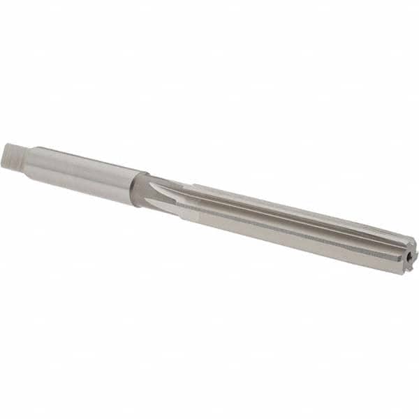 Hertel - 3/8" Diam, Straight Shank, 2-1/2" Flute, Hand Reamer - Eagle Tool & Supply