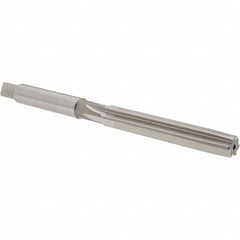 Hertel - 3/8" Diam, Straight Shank, 2-1/2" Flute, Hand Reamer - Eagle Tool & Supply