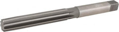 Hertel - 15/16" Diam, Straight Shank, 5.13" Flute, Hand Reamer - Eagle Tool & Supply