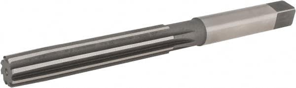 Hertel - 9/16" Diam, Straight Shank, 3-1/4" Flute, Hand Reamer - Eagle Tool & Supply