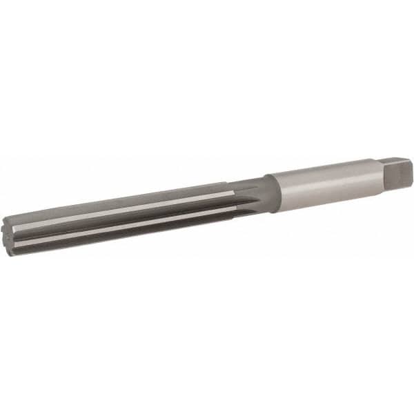 Hertel - 3/4" Diam, Straight Shank, 4.19" Flute, Hand Reamer - Eagle Tool & Supply