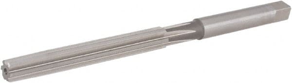 Hertel - 17/64" Diam, Straight Shank, 2-1/8" Flute, Hand Reamer - Eagle Tool & Supply