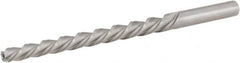 Hertel - #2 Pin, 0.2008" Diam, 0.1605" Small End, 13/64" Diam Straight Shank, 1-15/16" Flute, Taper Pin Reamer - Eagle Tool & Supply