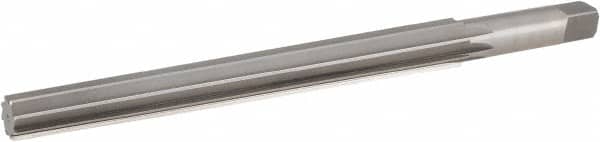 Hertel - #11 Pin, 0.878" Diam, 0.706" Small End, 3/4" Diam Straight Shank, 8-1/4" Flute, Taper Pin Reamer - Eagle Tool & Supply